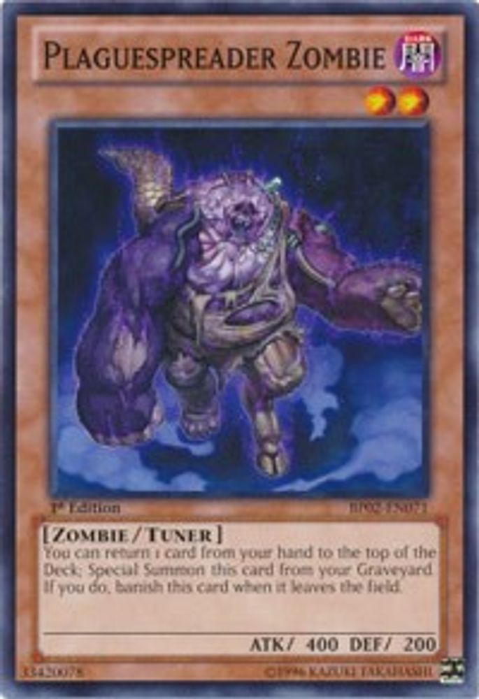 Plaguespreader Zombie (BP02-EN071) - Common