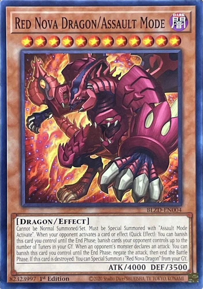 Red Nova Dragon/Assault Mode (BLZD-EN004) - Common
