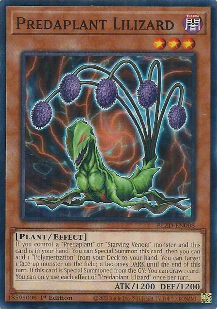 Predaplant Lilizard (BLZD-EN008) - Common