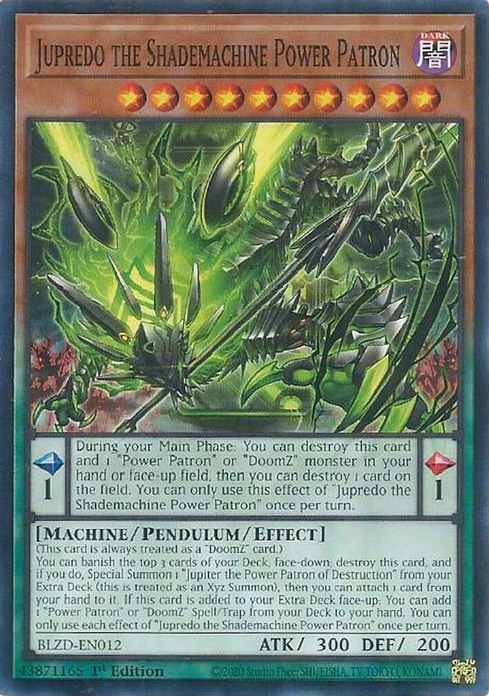 Jupredo the Shademachine Power Patron (BLZD-EN012) - Common
