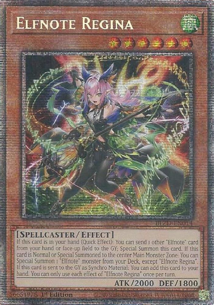 Elfnote Regina (Starlight Rare) (BLZD-EN014) - Starlight Rare