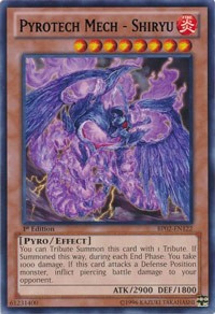 Pyrotech Mech - Shiryu (BP02-EN122) - Rare