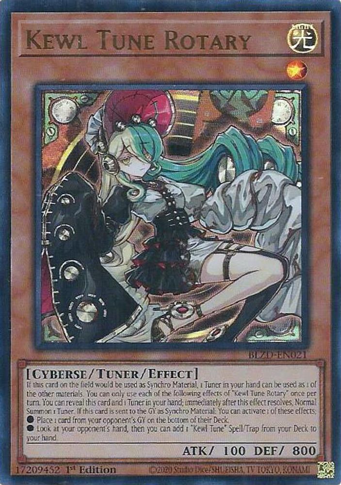 Kewl Tune Rotary (BLZD-EN021) - Ultra Rare