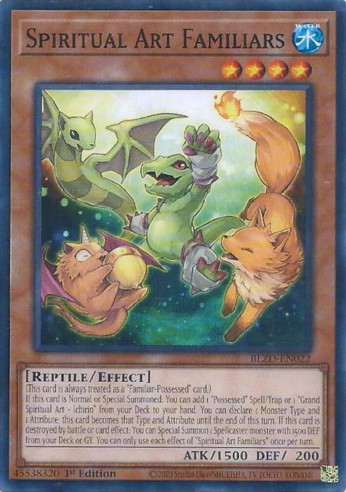 Spiritual Art Familiars (BLZD-EN022) - Common