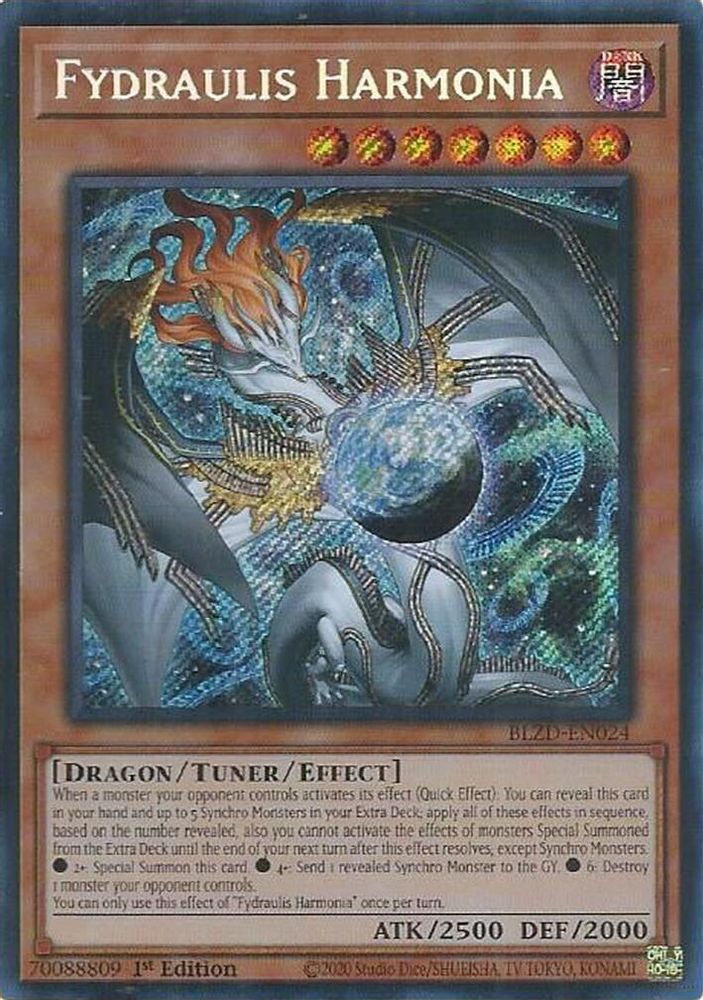 Fydraulis Harmonia (BLZD-EN024) - Secret Rare