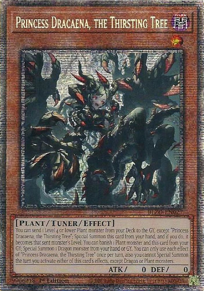 Princess Dracaena, the Thirsting Tree (Starlight Rare) (BLZD-EN027) - Starlight Rare