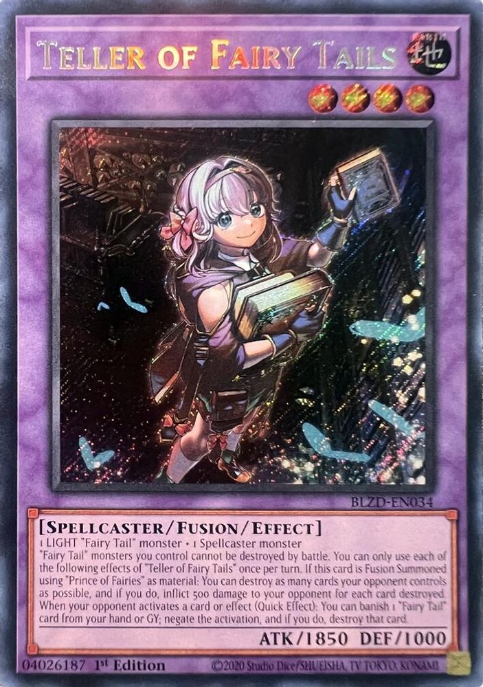 Teller of Fairy Tails (BLZD-EN034) - Secret Rare