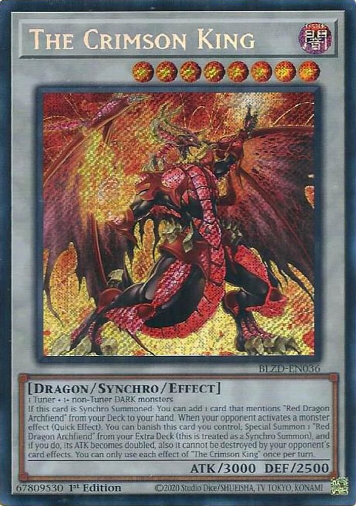 The Crimson King (BLZD-EN036) - Secret Rare