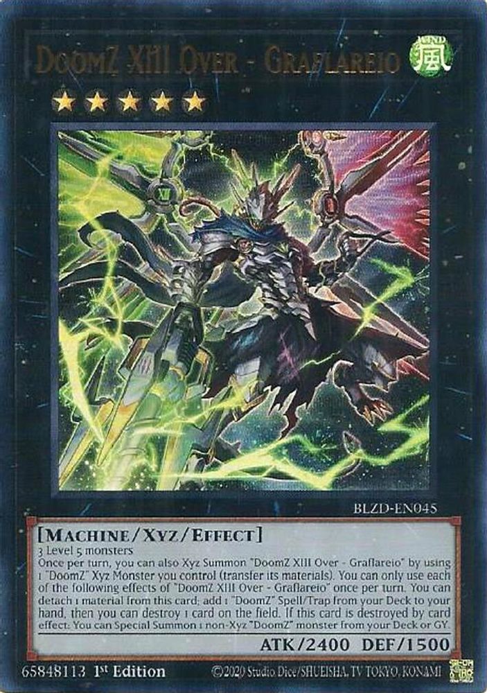 DoomZ XIII Over - Graflareio (BLZD-EN045) - Ultra Rare