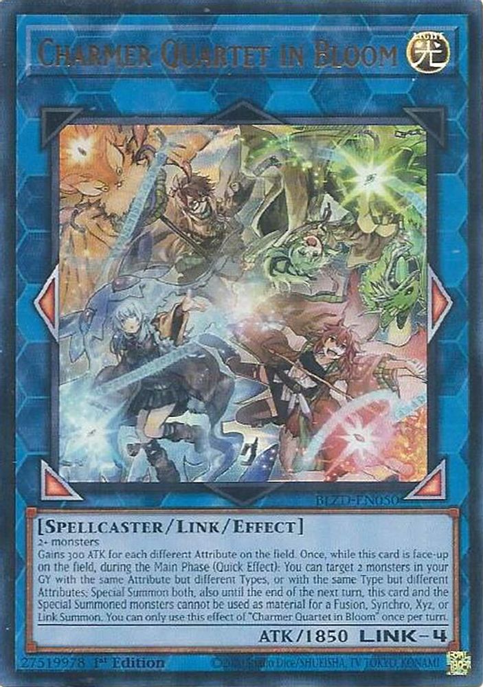 Charmer Quartet in Bloom (BLZD-EN050) - Ultra Rare