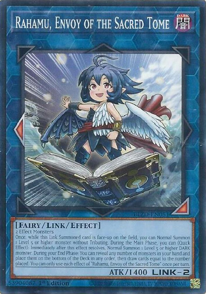 Rahamu, Envoy of the Sacred Tome (BLZD-EN051) - Common