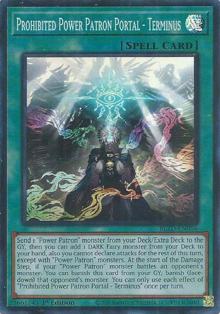 Prohibited Power Patron Portal - Terminus (BLZD-EN056) - Super Rare