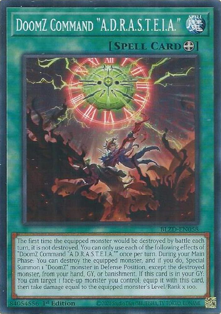 DoomZ Command "A.D.R.A.S.T.E.I.A." (BLZD-EN058) - Common