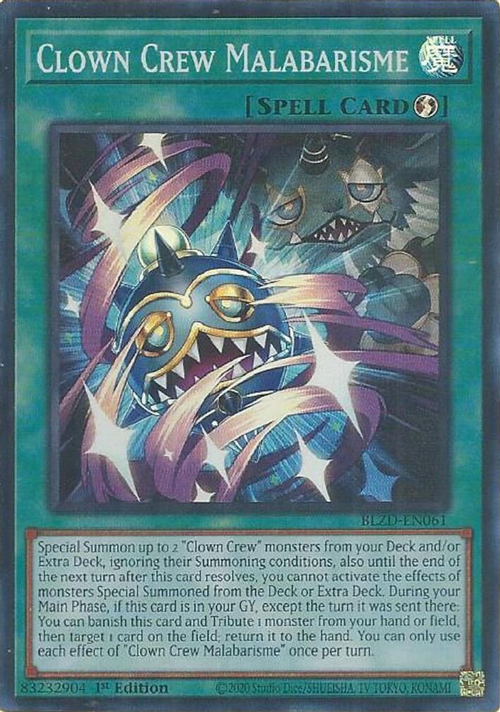 Clown Crew Malabarisme (BLZD-EN061) - Super Rare