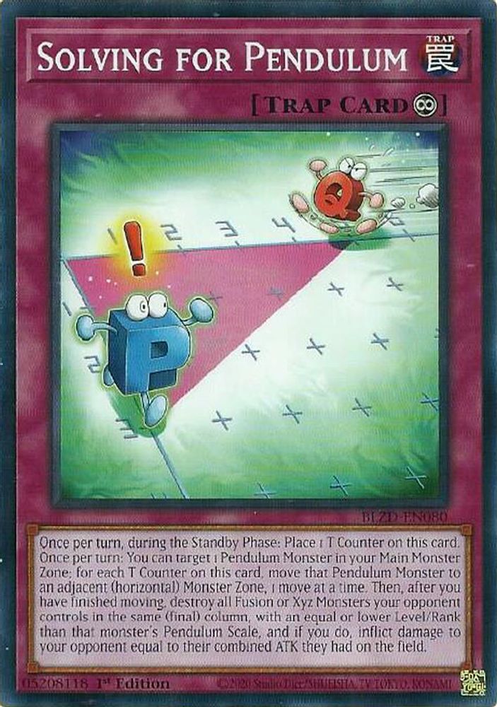 Solving for Pendulum (BLZD-EN080) - Common