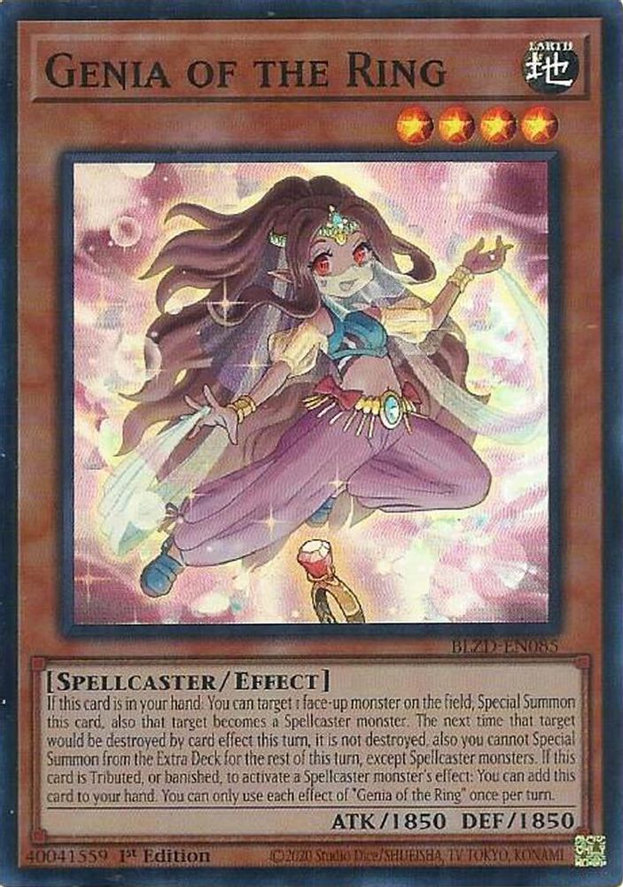 Genia of the Ring (BLZD-EN085) - Super Rare