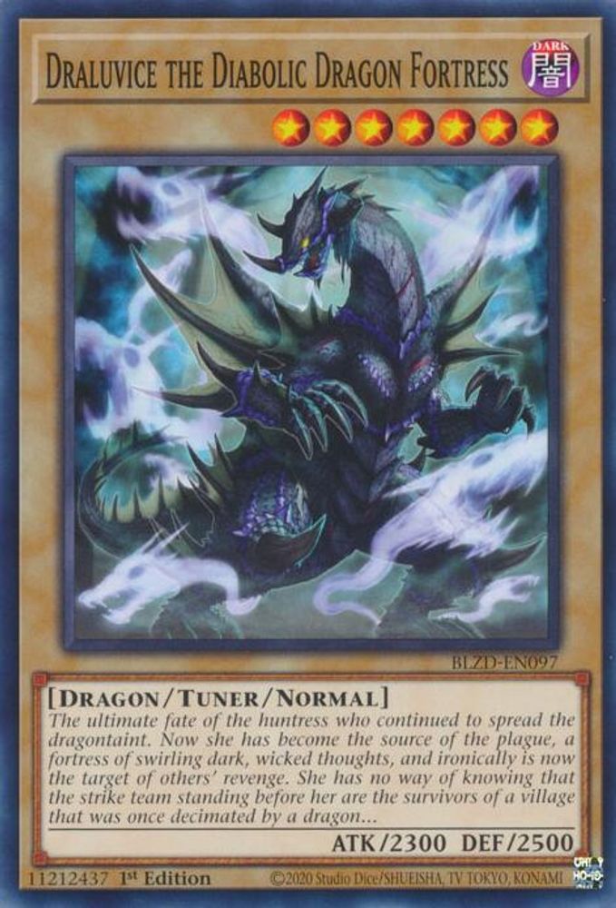 Draluvice the Diabolic Dragon Fortress (BLZD-EN097) - Common