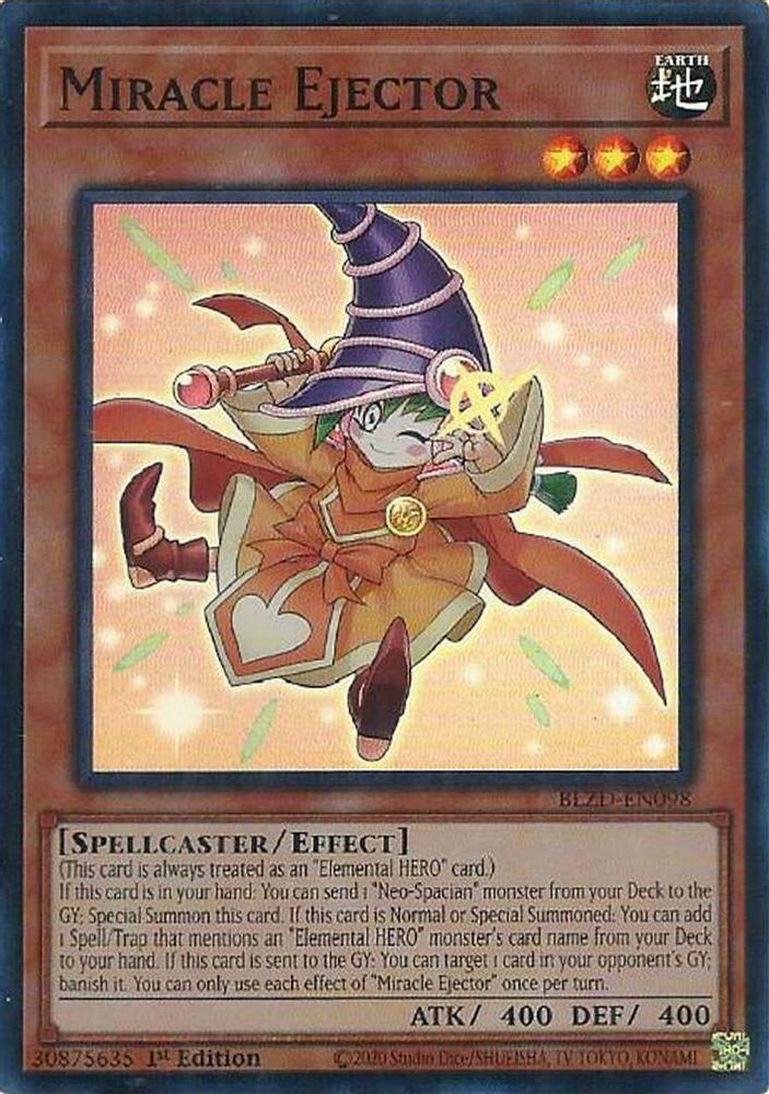 Miracle Ejector (BLZD-EN098) - Super Rare