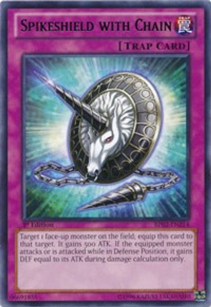 Spikeshield with Chain (BP02-EN214) - Rare
