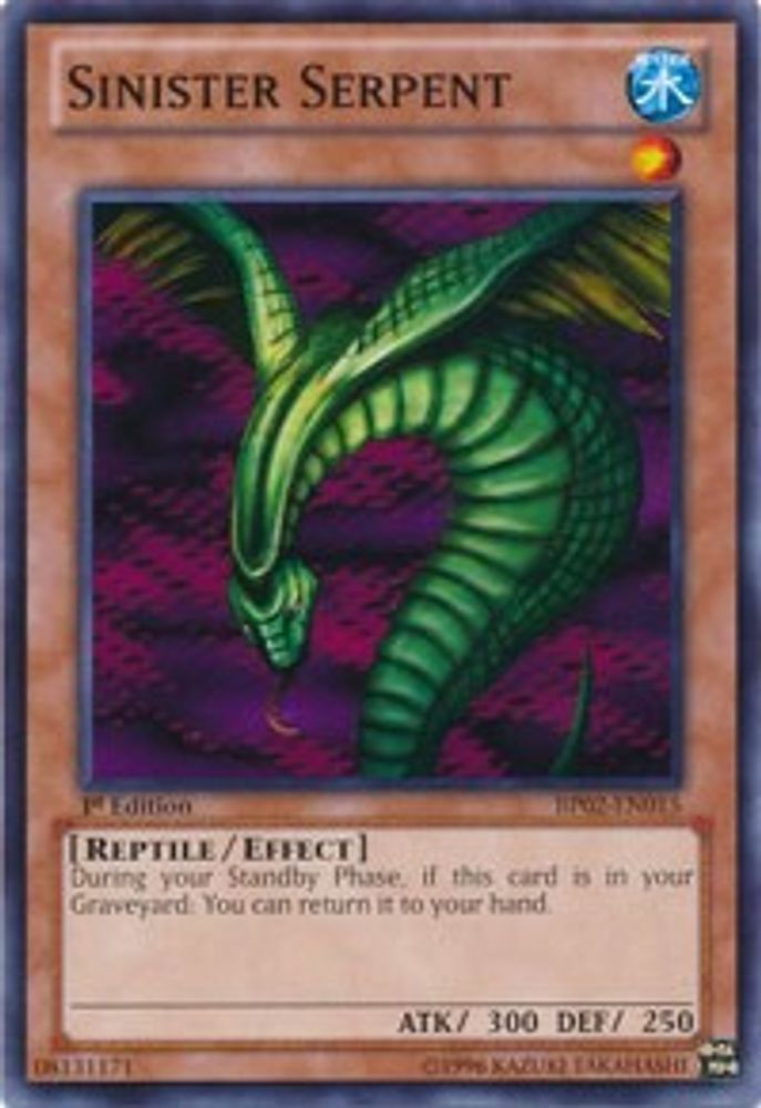 Sinister Serpent (BP02-EN015) - Common