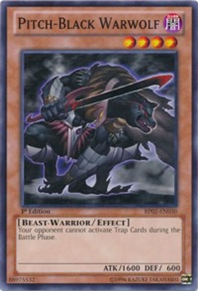 Pitch-Black Warwolf (BP02-EN030) - Common