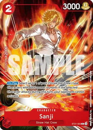 Sanji (Welcome Pack 2026 Vol.1) (ST21-003) - Common