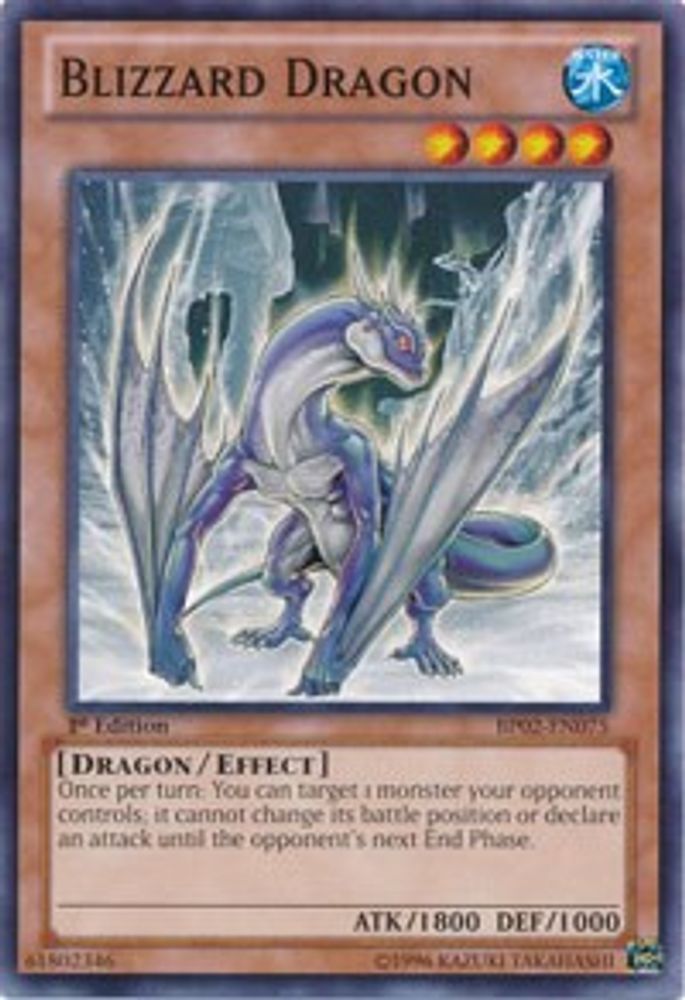 Blizzard Dragon (BP02-EN075) - Common
