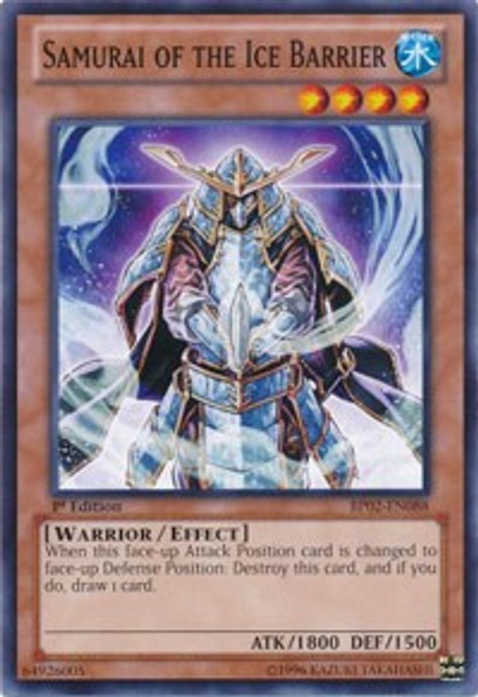 Samouraï de la barrière de glace [BP02-EN088] Commun 