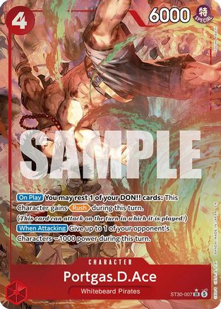 Portgas.D.Ace (Parallel) (ST30-007) - Super Rare