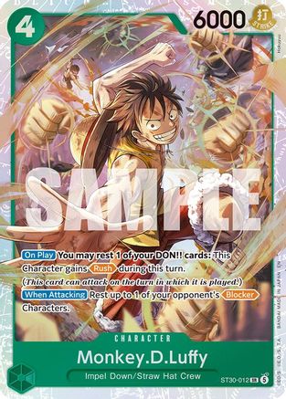 Monkey.D.Luffy (ST30-012) - Super Rare