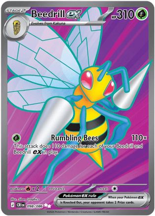 Beedrill ex 098/086  - Holofoil - Ultra Rare