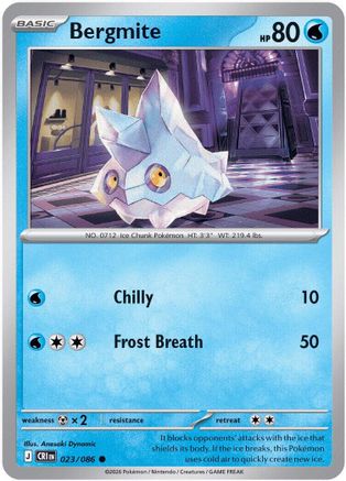 Bergmite 023  - Reverse Holofoil - Common