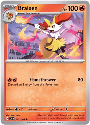 Braixen 012  - Common