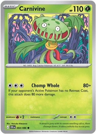 Carnivine 004  - Reverse Holofoil - Common
