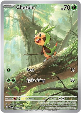 Chespin 087/086  - Holofoil - Illustration Rare