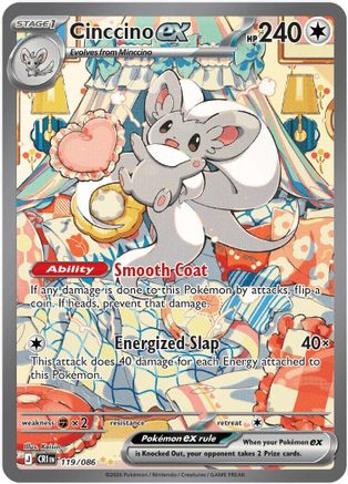 Cinccino ex 119/086  - Holofoil - Special Illustration Rare