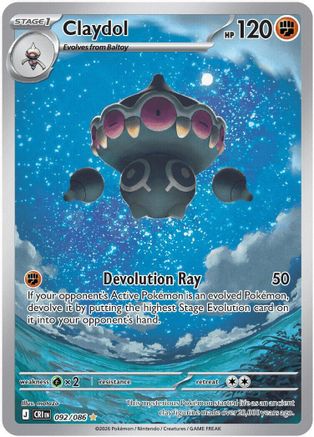 Claydol 092/086  - Holofoil - Illustration Rare