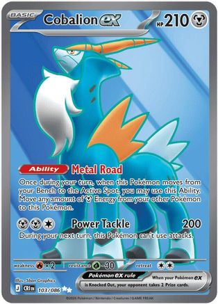 Cobalion ex 103/086  - Holofoil - Ultra Rare