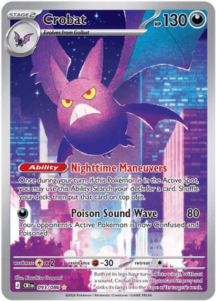 Crobat 093/086  - Holofoil - Illustration Rare