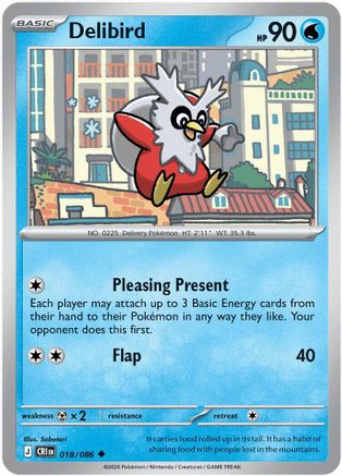 Delibird 018  - Uncommon