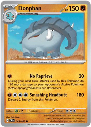 Donphan 045  - Reverse Holofoil - Common