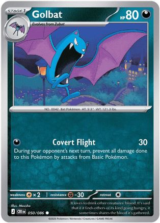 Golbat 050  - Reverse Holofoil - Common
