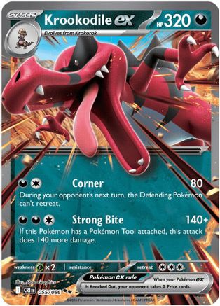 Krookodile ex 055  - Holofoil - Double Rare