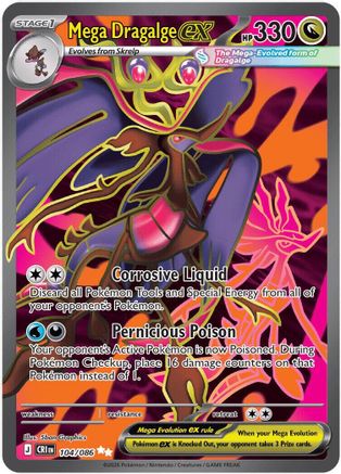 Mega Dragalge ex 104/086  - Holofoil - Ultra Rare