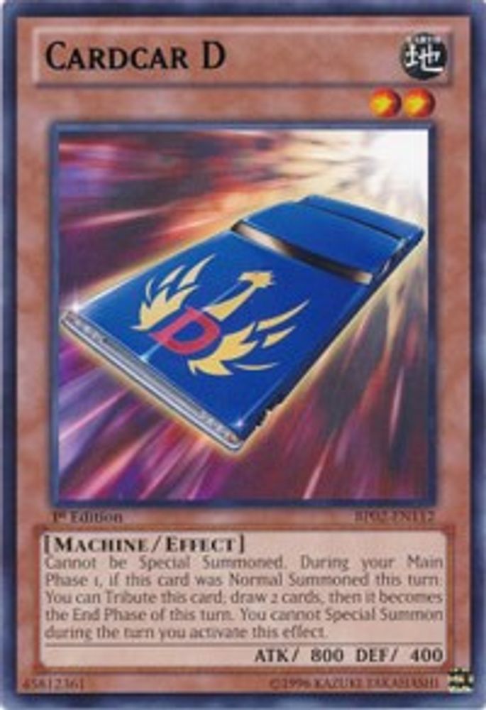 Cardcar D (BP02-EN112) - Rare