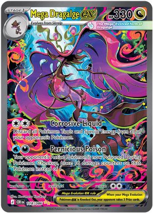 Mega Dragalge ex 118/086  - Holofoil - Special Illustration Rare