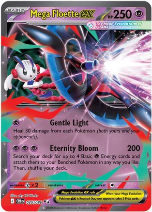 Mega Floette ex 035/086  - Holofoil - Double Rare