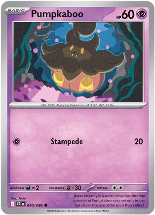 Pumpkaboo 040  - Reverse Holofoil - Common