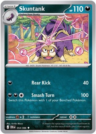 Skuntank 054  - Reverse Holofoil - Uncommon