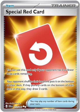 Special Red Card 113/086  - Holofoil - Ultra Rare